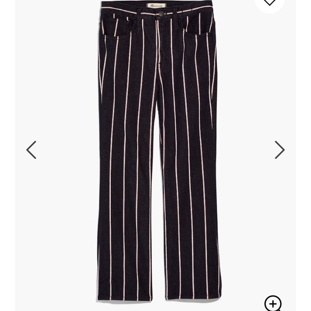 Madewell Cali Demi-Boot Jeans in Elsie Stripe